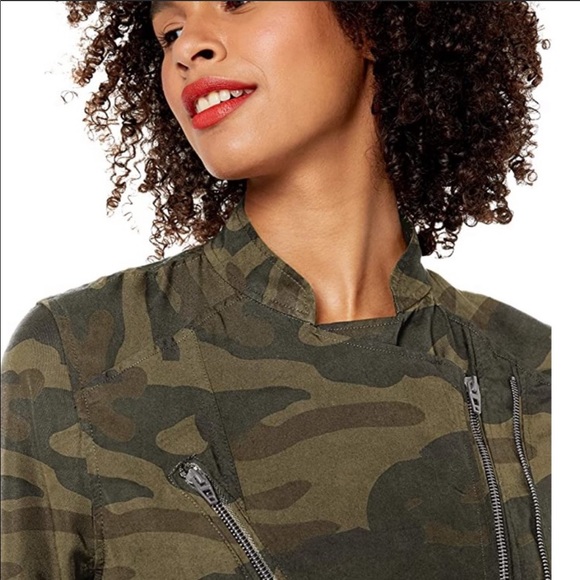 BLANKNYC On Duty Camo Print Moto Jacket XS NWT - Picture 3 of 13